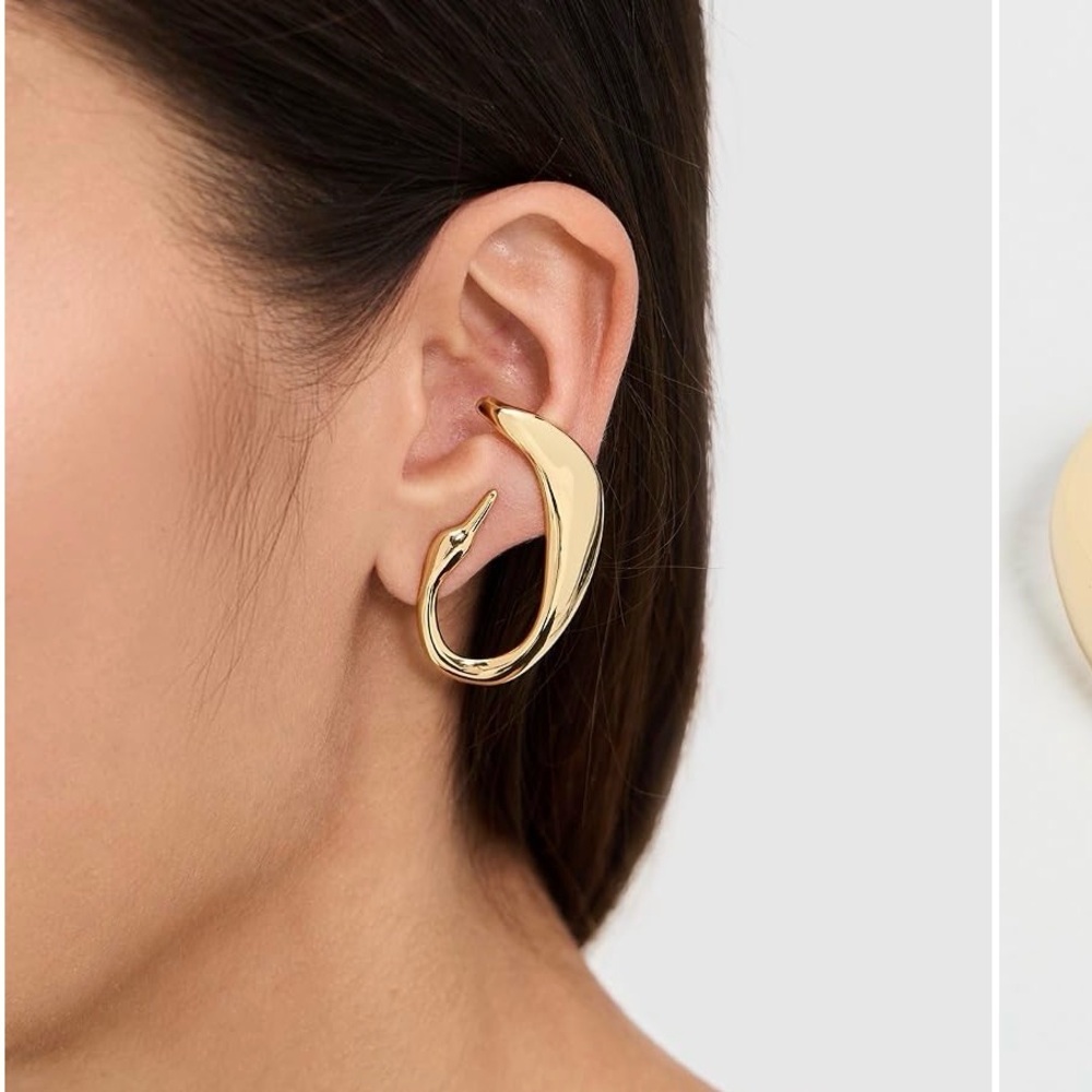 Jenny Bird Egret Climber Earrings